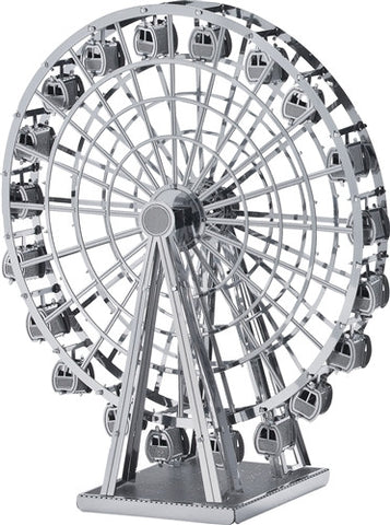 3D Metal Works Model, Ferris Wheel, Laser Cut Puzzle
