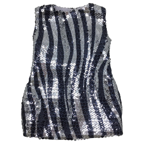 Black and Silver Sequin Dress for 18