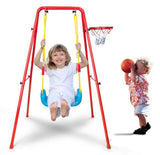 Child Basketball & Swing Play Set Kid Activity Center - Toys 2 Discover
